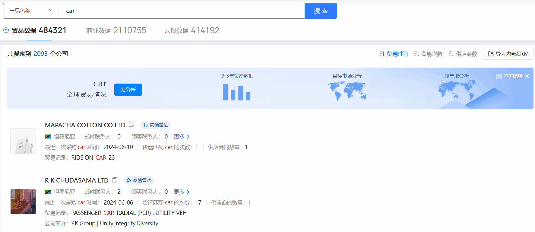 坦桑尼亚海关数据,海关数据,SG亚洲胜游海关数据